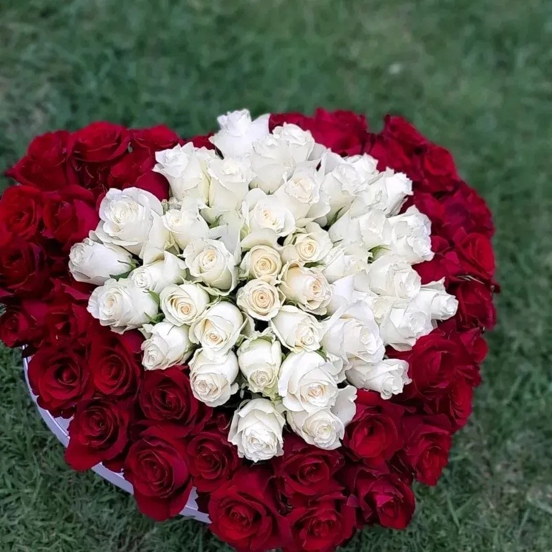 Heart Rose Boxes by LaFlora Blooms
