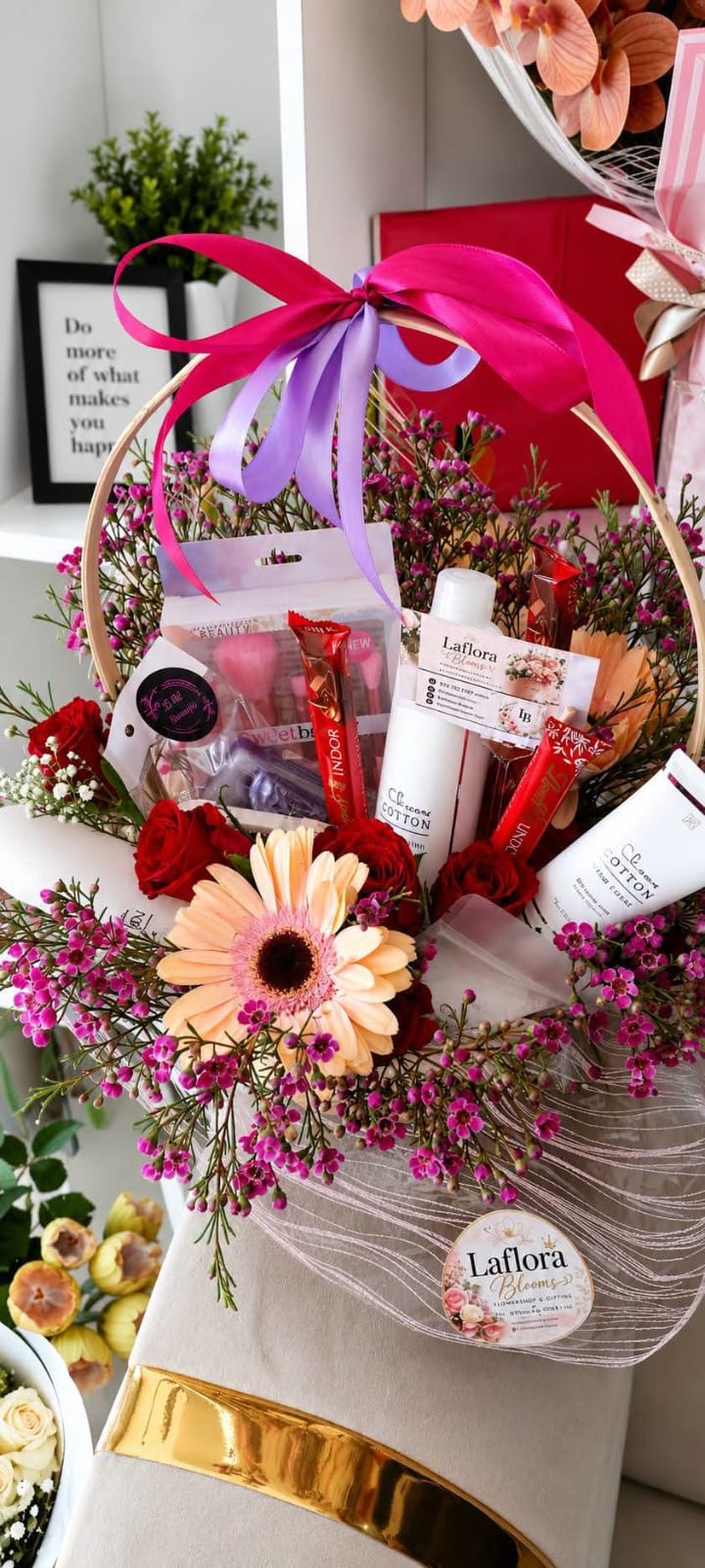 Flower & Pamper Baskets by LaFlora Blooms