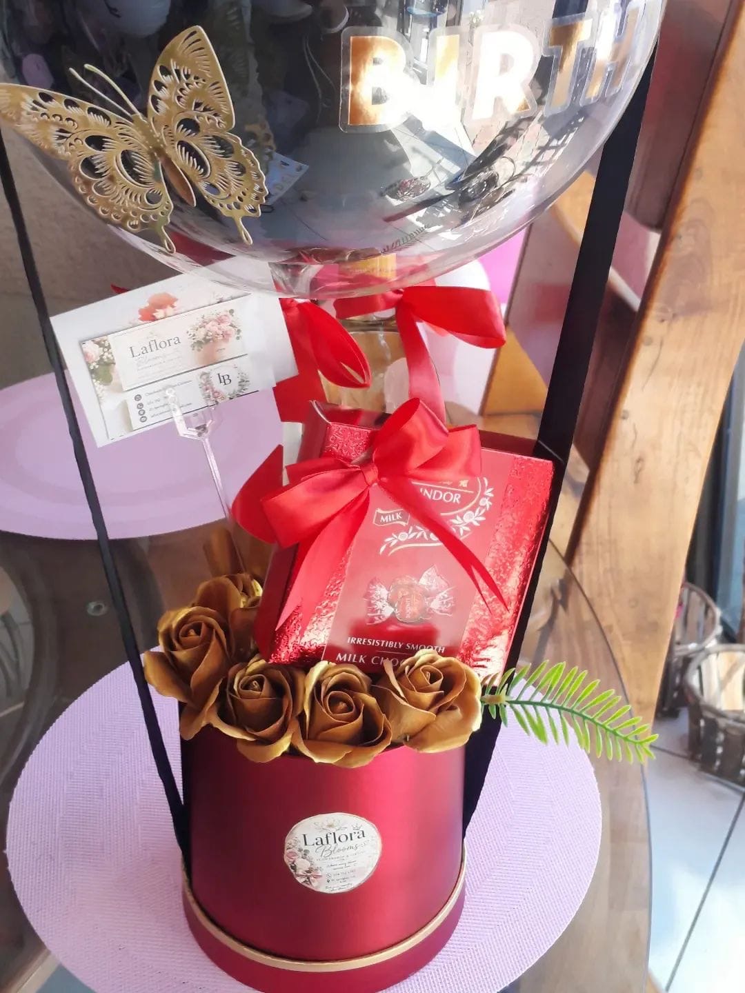 Birthday Balloon Chocolate Boxes by LaFlora Blooms